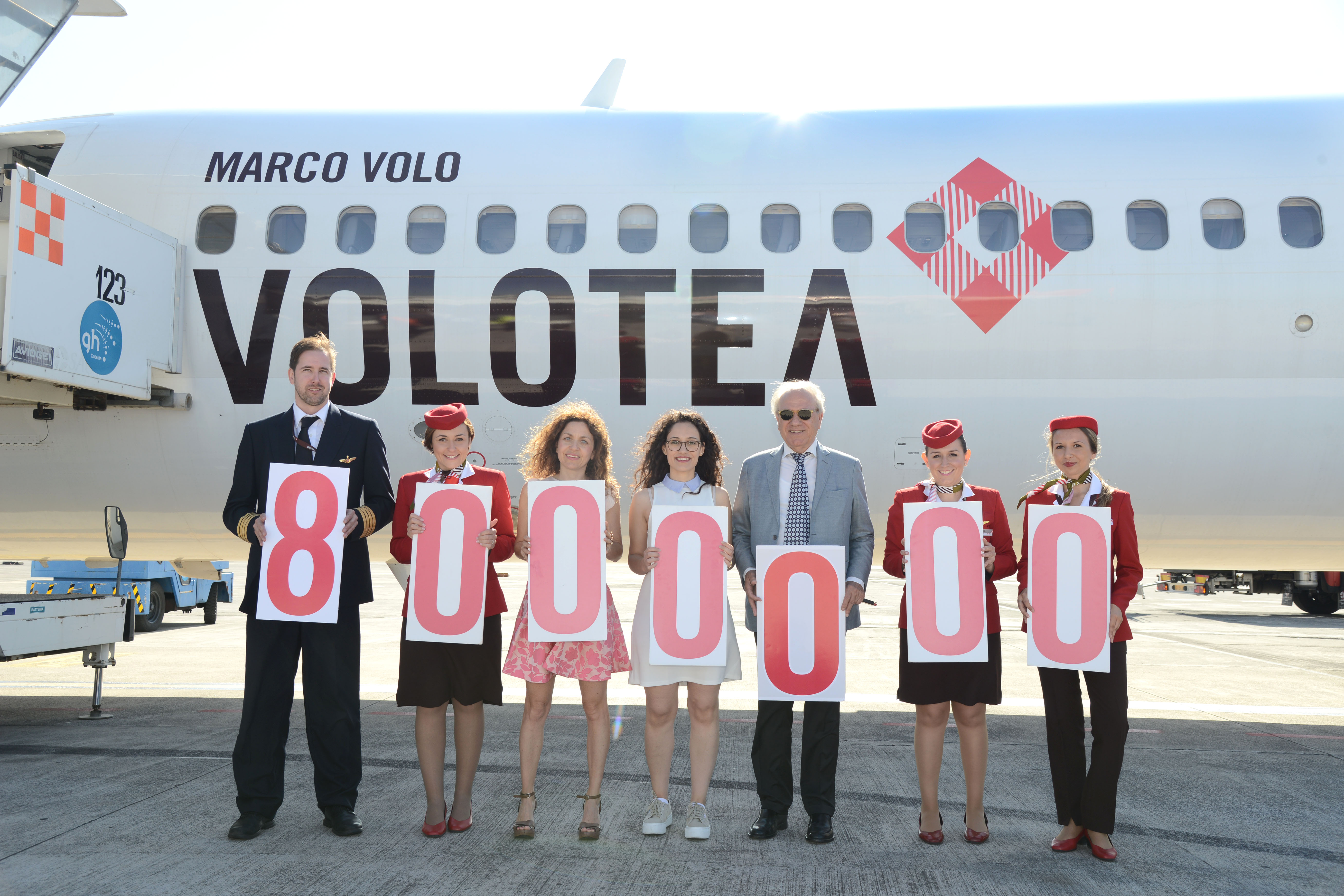 È catanese l'8 milionesima passeggera di Volotea in Europa